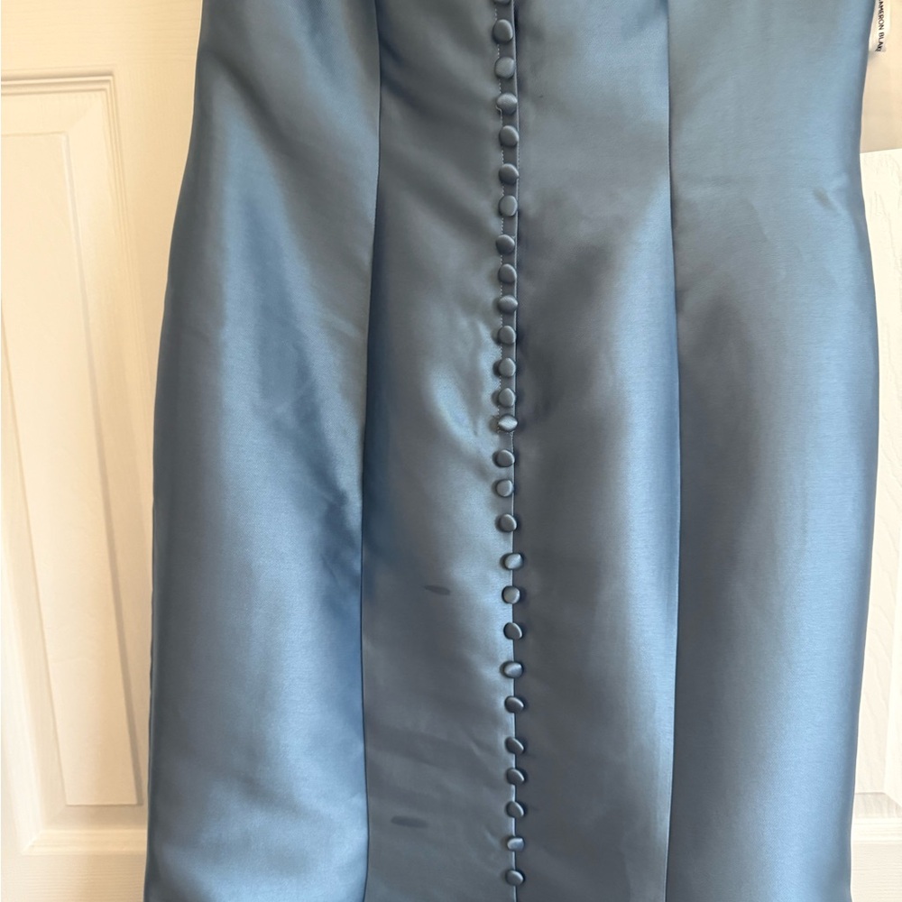 Sophisticated Satin Off-Shoulder Gown
Cameron Blake Evening Gown - Picture 3 of 5